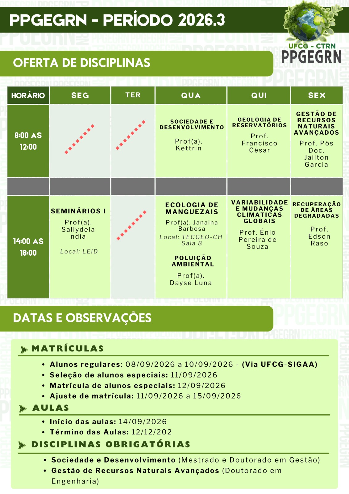 calendário academico