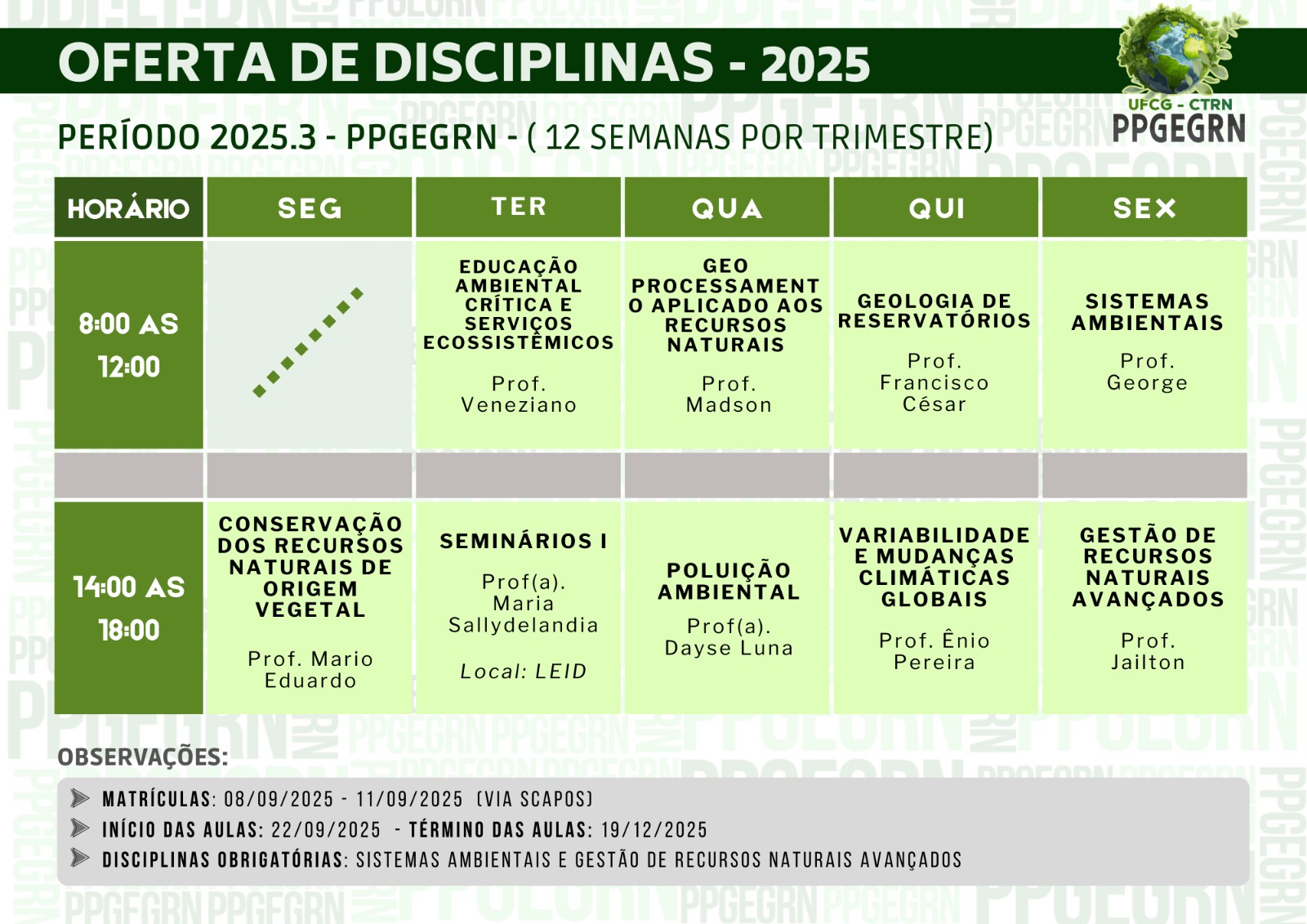 calendário academico